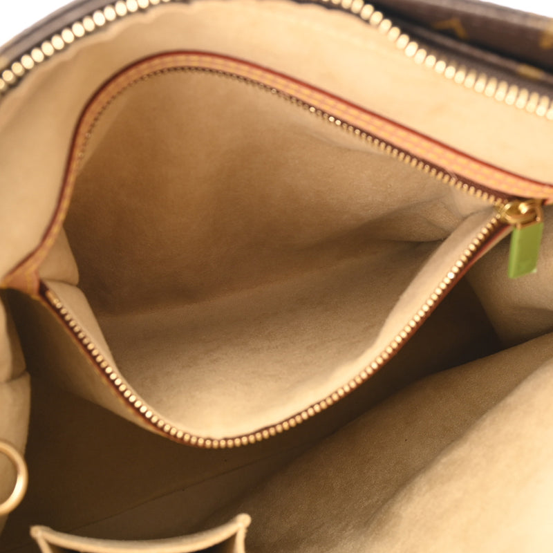 LOUIS VUITTON ルイヴィトン モノグラム ルーピング GM ブラウン M51145 レディース モノグラムキャンバス ワンショルダーバッグ Aランク 中古 銀蔵