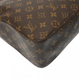 LOUIS VUITTON ルイヴィトン モノグラム ルーピング GM ブラウン M51145 レディース モノグラムキャンバス ワンショルダーバッグ Aランク 中古 銀蔵