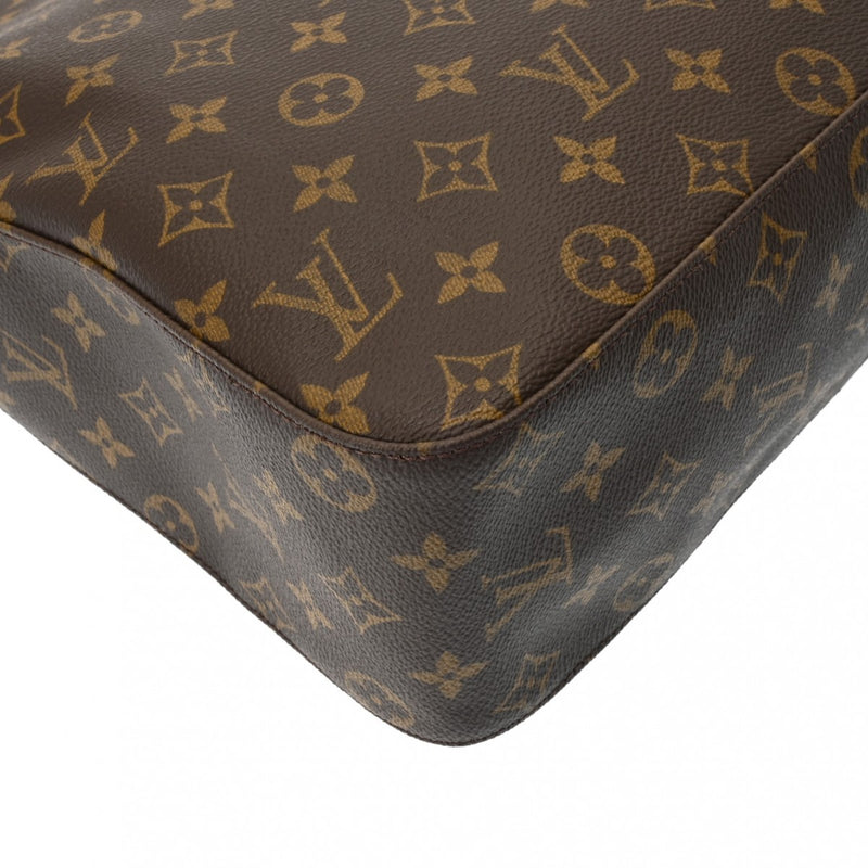 LOUIS VUITTON ルイヴィトン モノグラム ルーピング GM ブラウン M51145 レディース モノグラムキャンバス ワンショルダーバッグ Aランク 中古 銀蔵