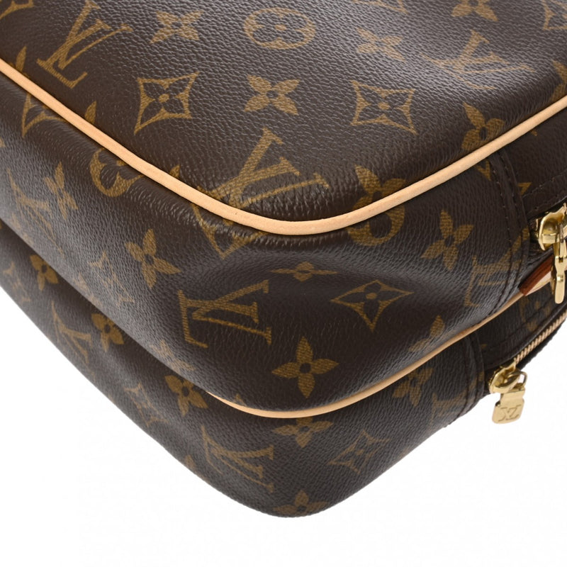 LOUIS VUITTON ルイヴィトン モノグラム リポーター PM ブラウン M45254 ユニセックス モノグラムキャンバス ショルダーバッグ ABランク 中古 銀蔵