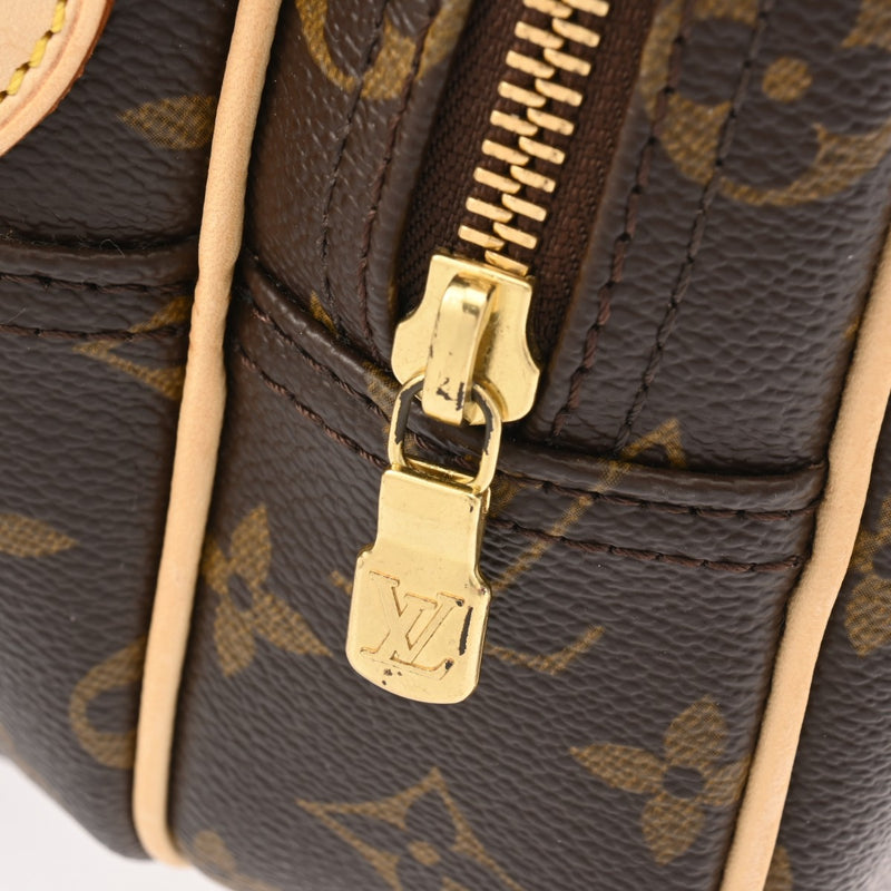 LOUIS VUITTON ルイヴィトン モノグラム リポーター PM ブラウン M45254 ユニセックス モノグラムキャンバス ショルダーバッグ ABランク 中古 銀蔵