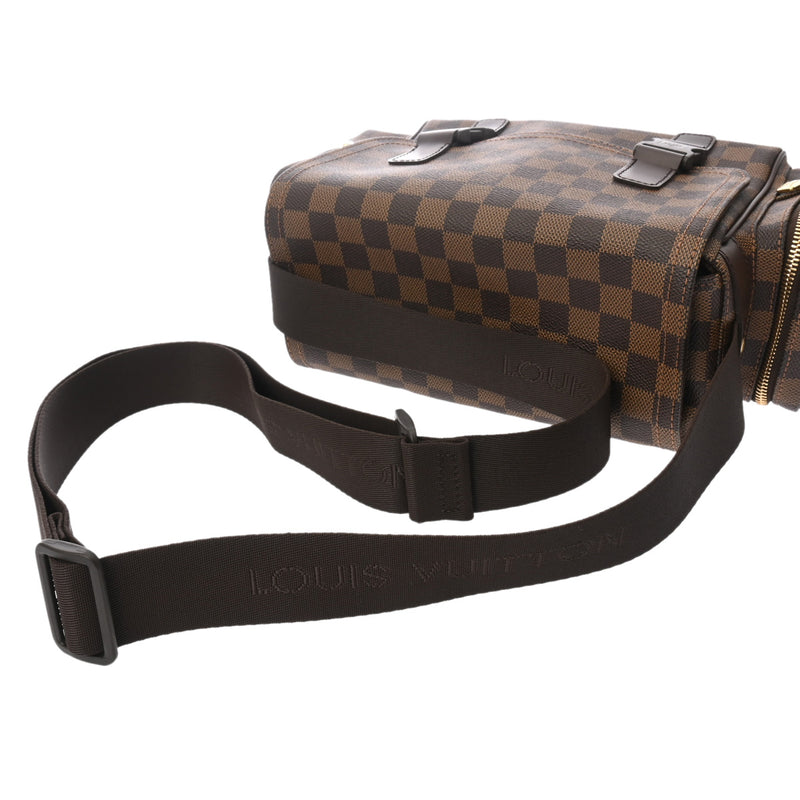 LOUIS VUITTON ルイヴィトン ダミエ リポーター メルヴィール ブラウン N51126 ユニセックス ダミエキャンバス ショルダーバッグ Aランク 中古 銀蔵