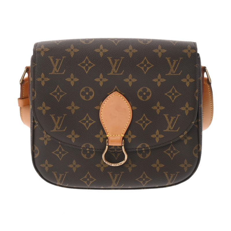 LOUIS VUITTON ルイヴィトン モノグラム サンクルー GM ブラウン M51242 レディース モノグラムキャンバス ショルダーバッグ ABランク 中古 銀蔵