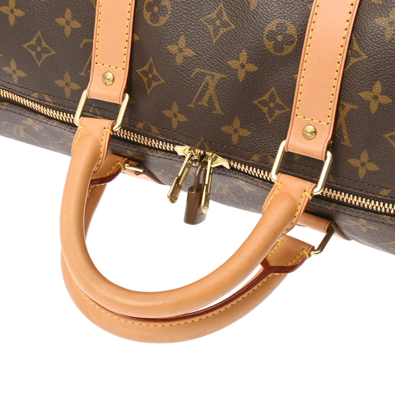 LOUIS VUITTON ルイヴィトン モノグラム キーポル バンドリエール 55 2WAY ブラウン M41414 ユニセックス モノグラムキャンバス ボストンバッグ ABランク 中古 銀蔵