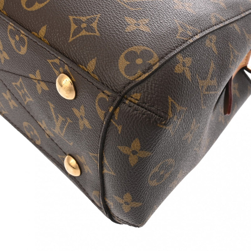 LOUIS VUITTON ルイヴィトン モノグラム モンテーニュ BB 2WAY ブラウン M41055 レディース モノグラムキャンバス ハンドバッグ Aランク 中古 銀蔵