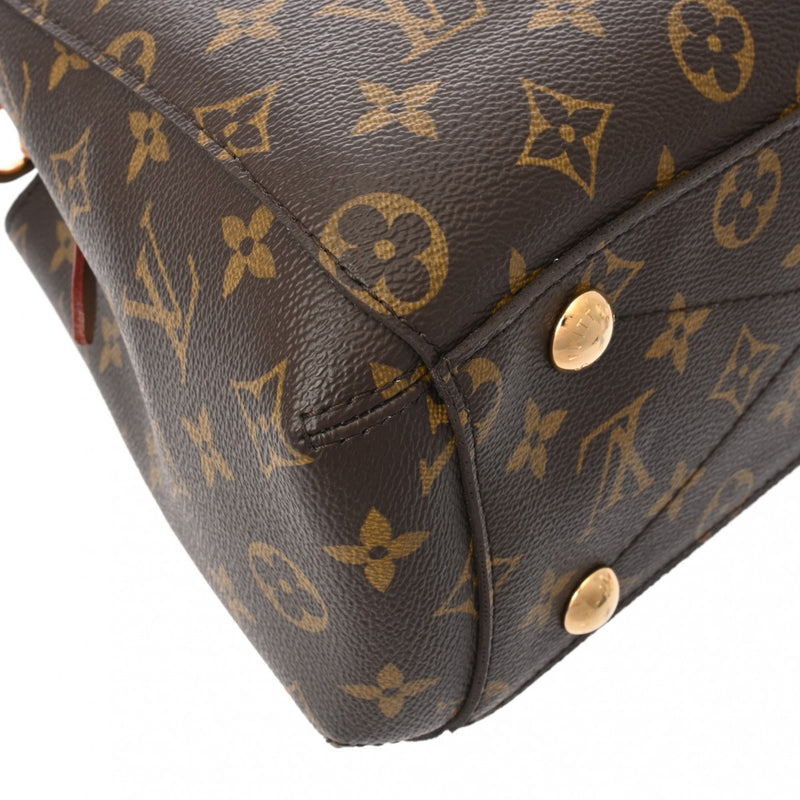 LOUIS VUITTON ルイヴィトン モノグラム モンテーニュ BB 2WAY ブラウン M41055 レディース モノグラムキャンバス ハンドバッグ Aランク 中古 銀蔵