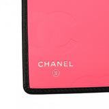 CHANEL シャネル カンボンライン 二つ折り 黒/白 レディース レザー 長財布 Aランク 中古 銀蔵