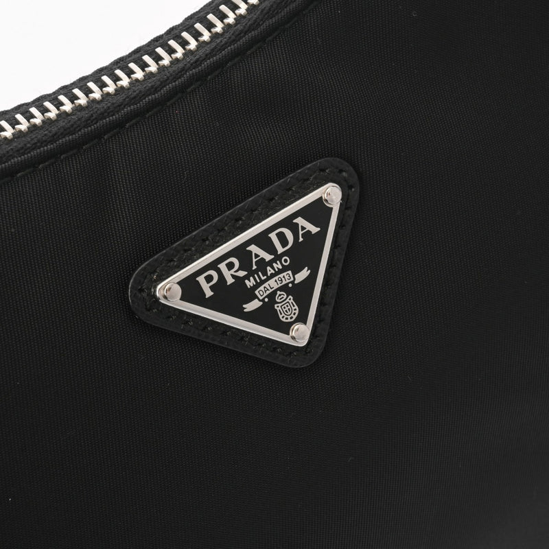 PRADA プラダ Re-Edition 2005 Re-Nylon 2WAY ブラック 1BH204 レディース ナイロン ショルダーバッグ Aランク 中古 銀蔵