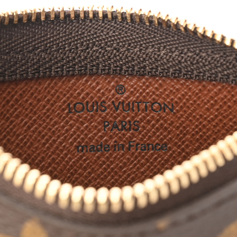 LOUIS VUITTON ルイヴィトン モノグラム ポシェットクレ ブラウン M62650 ユニセックス モノグラムキャンバス コインケース Aランク 中古 銀蔵