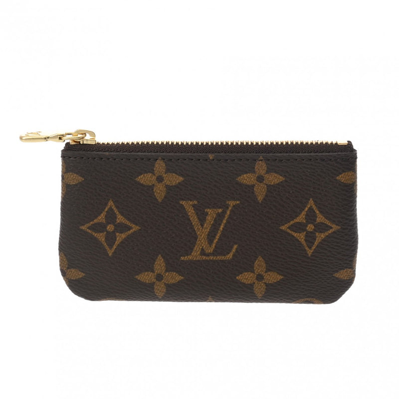 LOUIS VUITTON ルイヴィトン モノグラム ポシェットクレ  ブラウン M62650 ユニセックス モノグラムキャンバス コインケース Aランク 中古 銀蔵