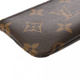 LOUIS VUITTON ルイヴィトン モノグラム ポシェットクレ ブラウン M62650 ユニセックス モノグラムキャンバス コインケース Aランク 中古 銀蔵
