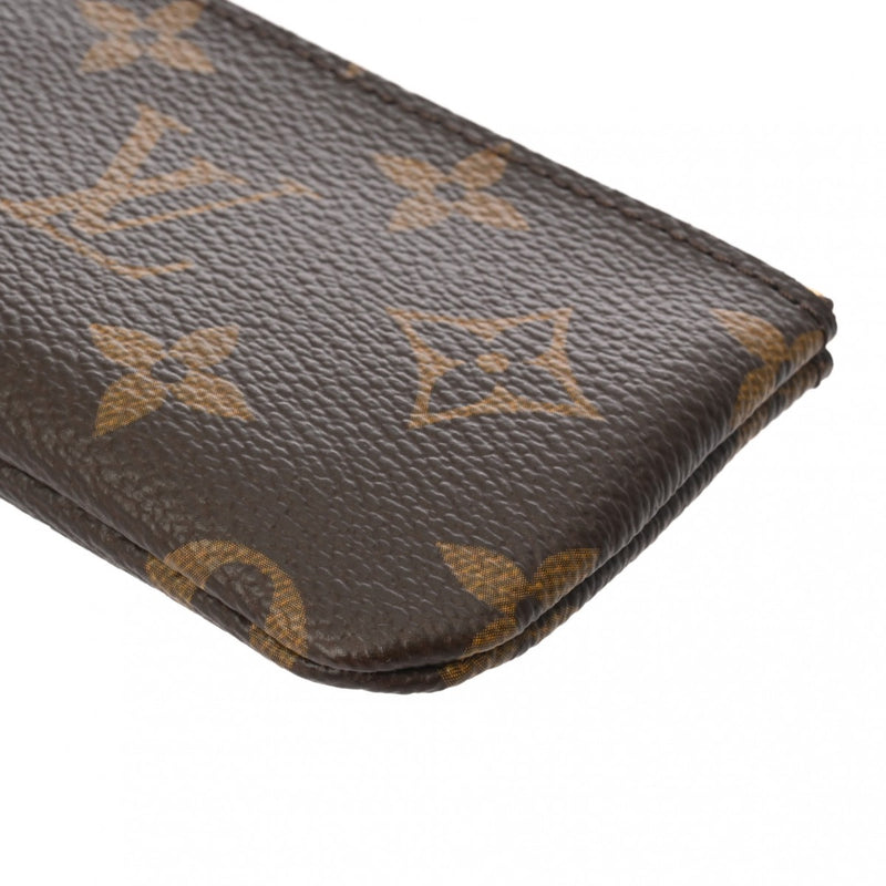LOUIS VUITTON ルイヴィトン モノグラム ポシェットクレ ブラウン M62650 ユニセックス モノグラムキャンバス コインケース Aランク 中古 銀蔵