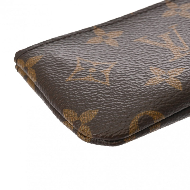 LOUIS VUITTON ルイヴィトン モノグラム ポシェットクレ ブラウン M62650 ユニセックス モノグラムキャンバス コインケース Aランク 中古 銀蔵
