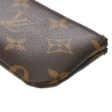 LOUIS VUITTON ルイヴィトン モノグラム ポシェットクレ ブラウン M62650 ユニセックス モノグラムキャンバス コインケース Aランク 中古 銀蔵