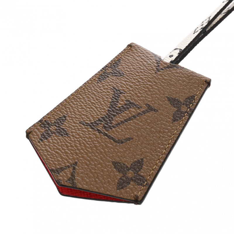 LOUIS VUITTON ルイヴィトン モノグラムジャイアント クロッシュクレ ネックストラップ ブラウン M67849 レディース モノグラムキャンバス キーホルダー Aランク 中古 銀蔵