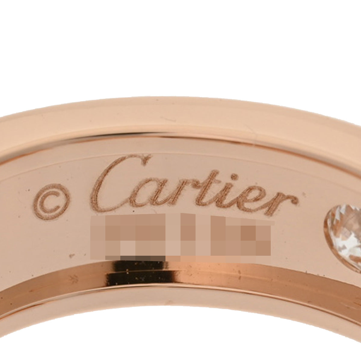 カルティエ ラブ ピアス ダイヤ レディース K18ピンクゴールド ピアス