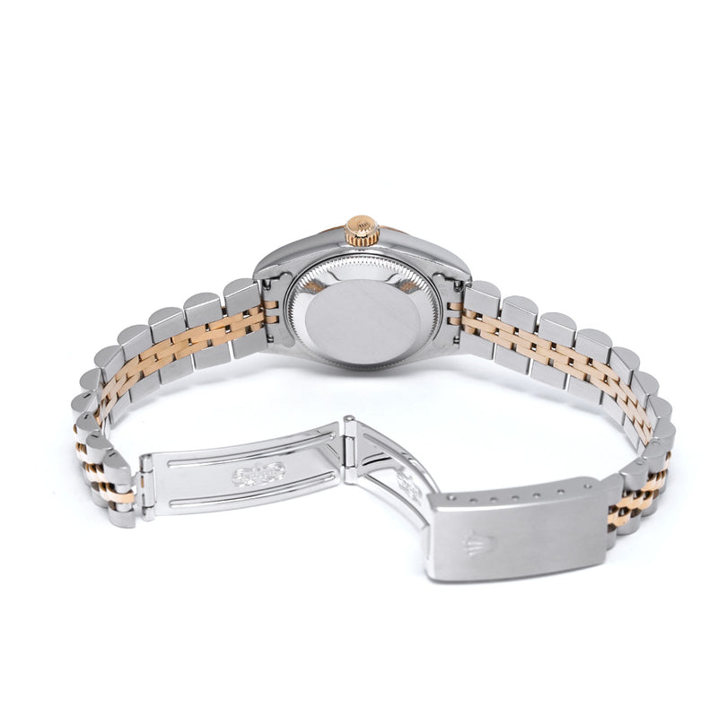 ロレックス デイトジャスト 10Pダイヤ 69173G W番(1996年頃製造) シャンパン/ダイヤモンド レディース 腕時計 自動巻き 中古 銀蔵