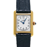 カルティエ マストタンク W1013854 ホワイト レディース 腕時計 クォーツ 中古 銀蔵