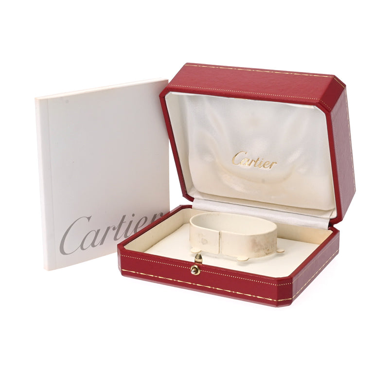 カルティエ マストタンク W1013854 ホワイト レディース 腕時計 クォーツ 中古 銀蔵