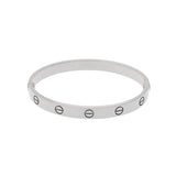 CARTIER カルティエ ラブブレス #17 レディース K18ホワイトゴールド WG ブレスレット Aランク 中古 銀蔵