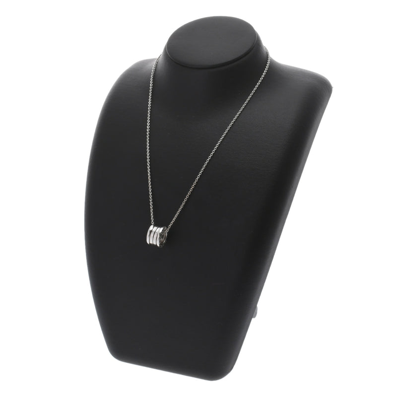 BVLGARI ブルガリ B-ZERO1 レディース K18ホワイトゴールド WG ネックレス Aランク 中古 銀蔵