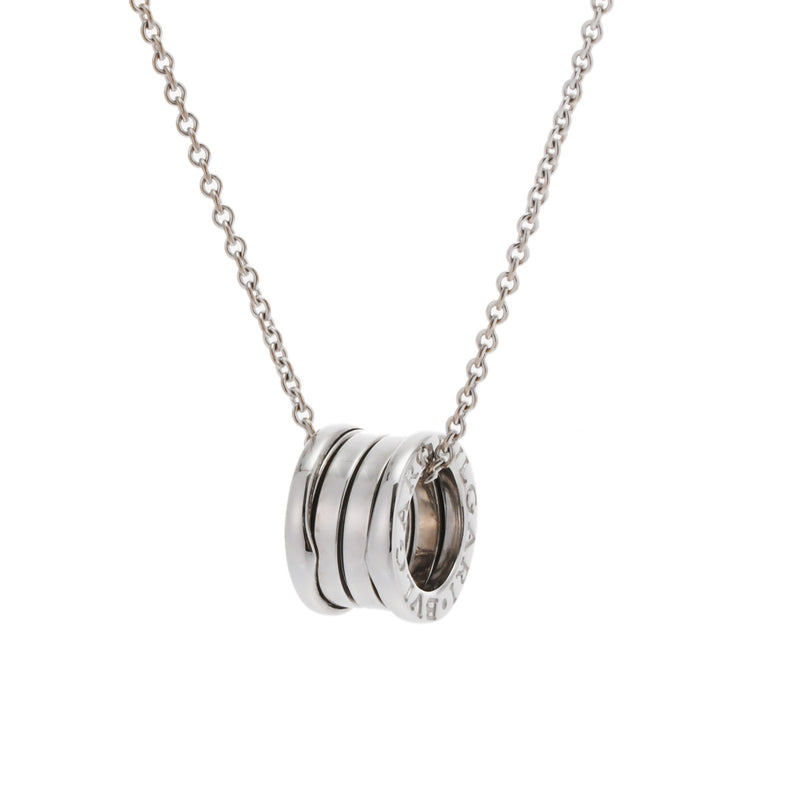 BVLGARI ブルガリ B-ZERO1 レディース K18ホワイトゴールド WG ネックレス Aランク 中古 銀蔵