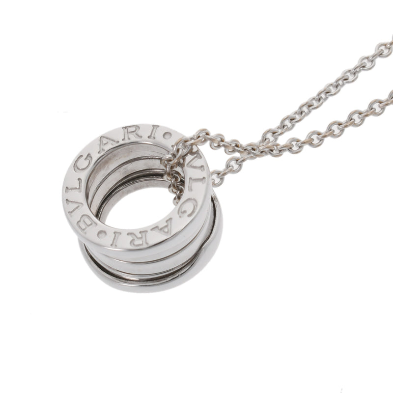 BVLGARI ブルガリ B-ZERO1 レディース K18ホワイトゴールド WG ネックレス Aランク 中古 銀蔵