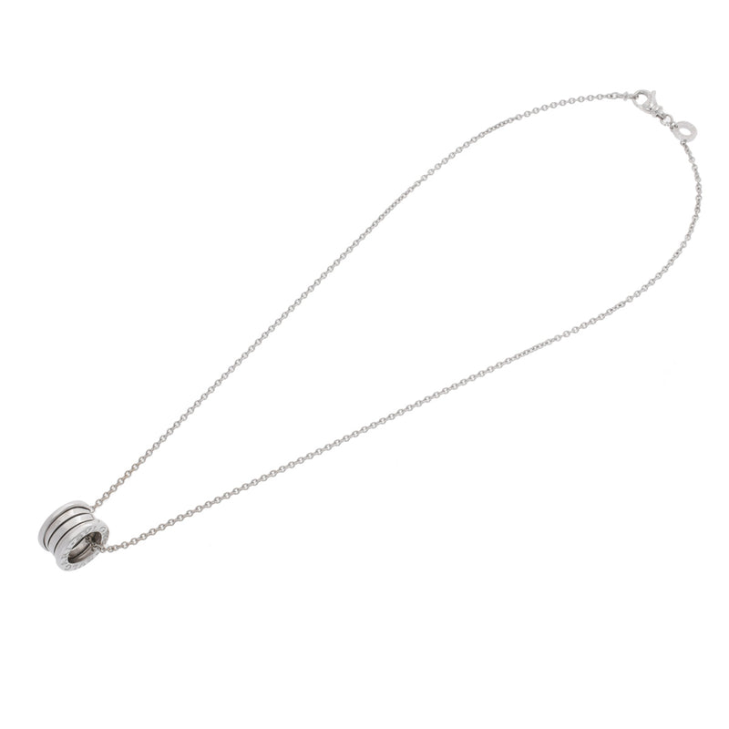 BVLGARI ブルガリ B-ZERO1 レディース K18ホワイトゴールド WG ネックレス Aランク 中古 銀蔵