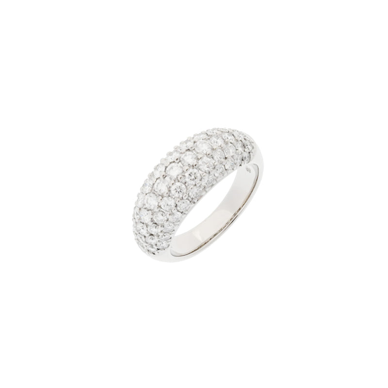 MONNICKENDAM モニッケンダム ダイヤ1.55ct 5連デザイン #10 10号 レディース Pt900プラチナ リング・指輪 Aランク 中古 銀蔵