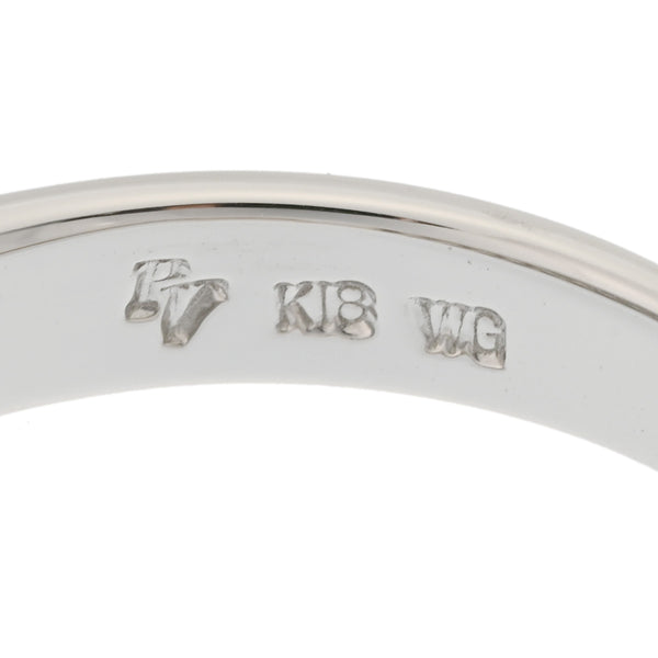 Ponte Vecchio ポンテヴェキオ ピッコリーニ リング ダイヤ0.40ct #10 10号 レディース K18ホワイトゴールド WG リング・指輪 Aランク 中古 銀蔵