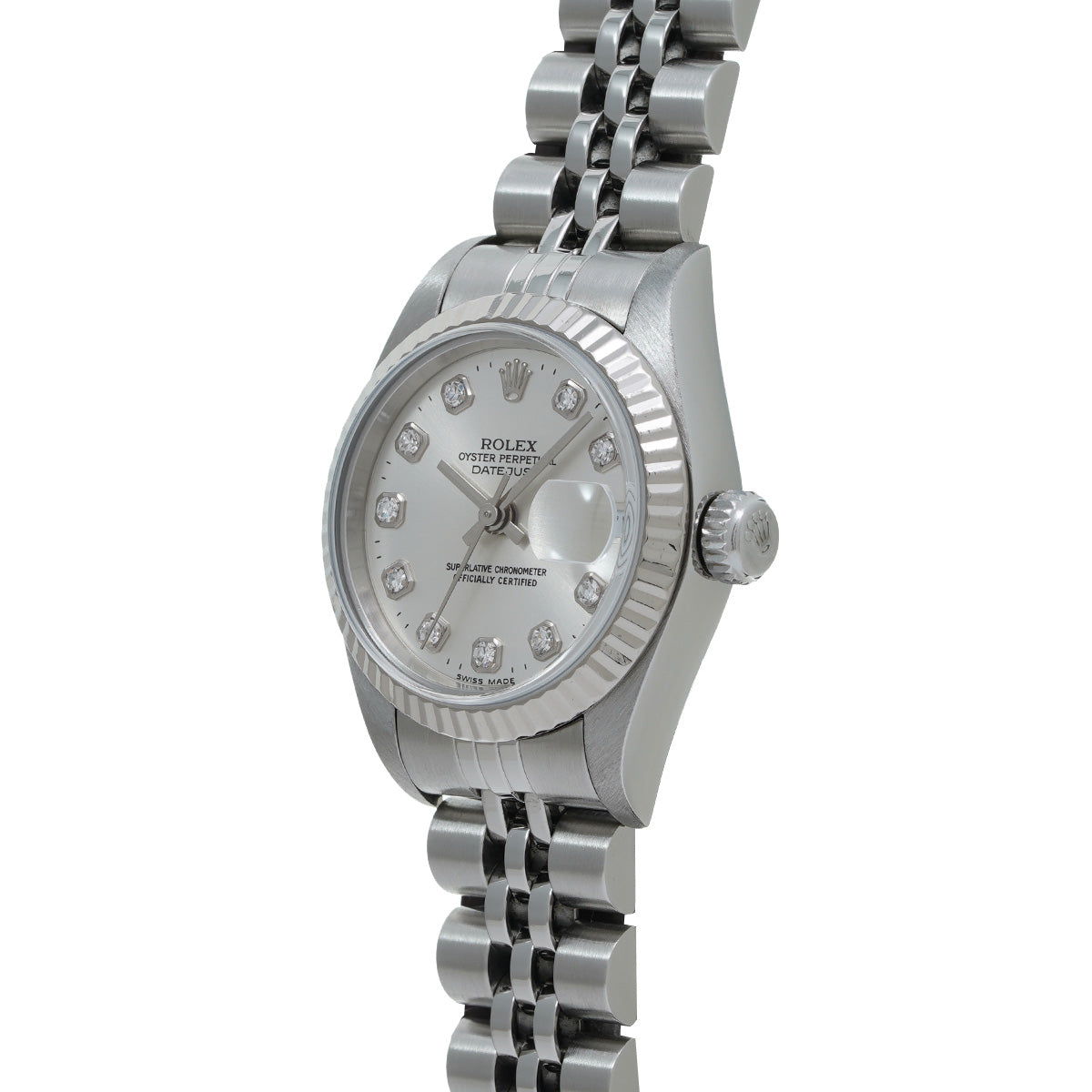 ロレックス デイトジャスト 10Pダイヤ レディース 腕時計 69174G ROLEX 