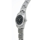 ロレックス オイスターパーペチュアル 76080 A番(1999年製造) ブラック レディース 腕時計 自動巻き 中古 銀蔵