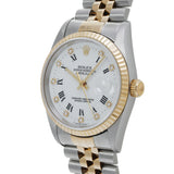 ロレックス デイトジャスト 10Pダイヤ 16233G S番(1994年頃製造) ホワイト/ダイヤモンド メンズ 腕時計 自動巻き 中古 銀蔵