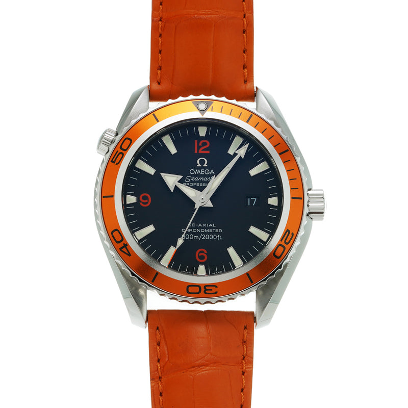 オメガ プラネットオーシャン 600コーアクシャル クロノメーター 2909.50.38 ブラック メンズ 腕時計 自動巻き 中古 銀蔵