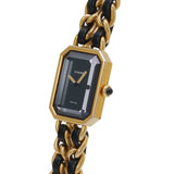 シャネル プルミエール Mサイズ H0001 ブラック レディース 腕時計 クォーツ 中古 銀蔵