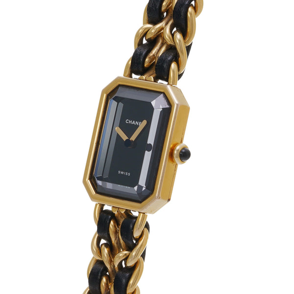 シャネル プルミエール Mサイズ H0001 ブラック レディース 腕時計 クォーツ 中古 銀蔵