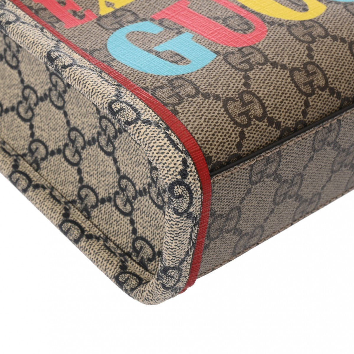 グッチ EXQUISITE ミニトート ベージュ/マルチカラー ゴールド金具