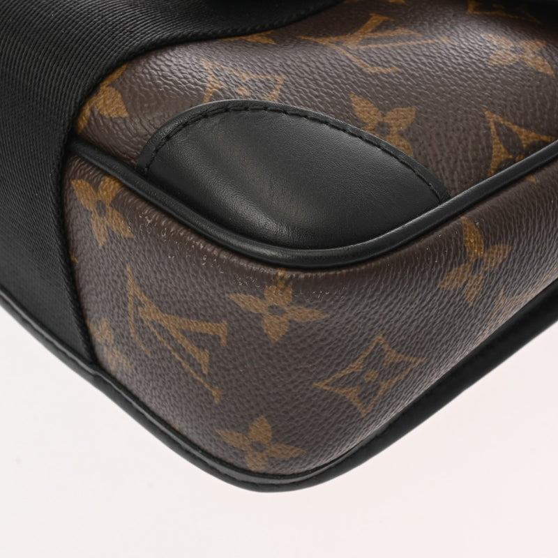 ルイヴィトン アーチメッセンジャー モノグラムマカサー ショルダーバッグ モノグラムマカサー M46328 ブラウン メンズ LOUIS VUITTON 中古 10%OFF ルイヴィトン ショルダーバッグ アーチー