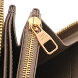 LOUIS VUITTON ルイヴィトン モノグラムアンプラント ジッピーウォレット トゥルトレール/クレーム M69794 レディース レザー 長財布 Aランク 中古 銀蔵