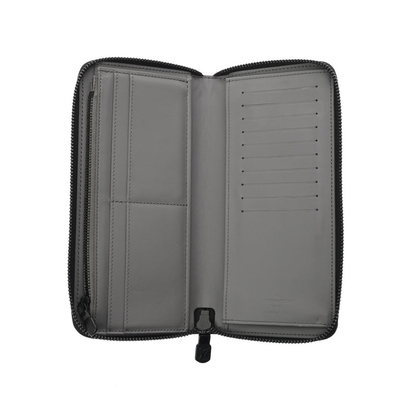 LOUIS VUITTON ルイヴィトン モノグラムシャドウ ジッピーウォレットヴェルティカル グレー M81384 メンズ レザー 長財布 ABランク 中古 銀蔵