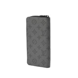 LOUIS VUITTON ルイヴィトン モノグラムシャドウ ジッピーウォレットヴェルティカル グレー M81384 メンズ レザー 長財布 ABランク 中古 銀蔵