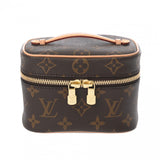 LOUIS VUITTON ルイヴィトン モノグラム ニース ナノ バニティバッグ ブラウン M44936 レディース モノグラムキャンバス ハンドバッグ Aランク 中古 銀蔵