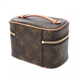 LOUIS VUITTON ルイヴィトン モノグラム ニース ナノ バニティバッグ ブラウン M44936 レディース モノグラムキャンバス ハンドバッグ Aランク 中古 銀蔵