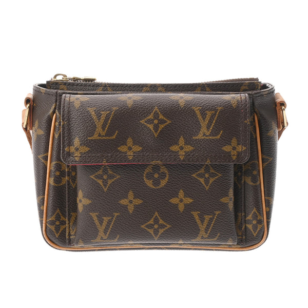 LOUIS VUITTON ルイヴィトン モノグラム ヴィバシテ PM ブラウン M51165 レディース モノグラムキャンバス ショルダーバッグ ABランク 中古 銀蔵