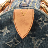 LOUIS VUITTON ルイヴィトン モノグラム デニム ネオスピーディ ブルー M95019 レディース モノグラムデニム ハンドバッグ ABランク 中古 銀蔵