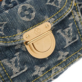 LOUIS VUITTON ルイヴィトン モノグラム デニム ネオスピーディ ブルー M95019 レディース モノグラムデニム ハンドバッグ ABランク 中古 銀蔵