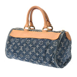 LOUIS VUITTON ルイヴィトン モノグラム デニム ネオスピーディ ブルー M95019 レディース モノグラムデニム ハンドバッグ ABランク 中古 銀蔵
