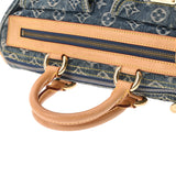 LOUIS VUITTON ルイヴィトン モノグラム デニム ネオスピーディ ブルー M95019 レディース モノグラムデニム ハンドバッグ ABランク 中古 銀蔵
