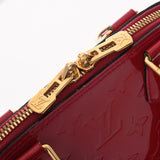 LOUIS VUITTON ルイヴィトン モノグラムヴェルニ アルマBB ローズアンディアン M91771 レディース モノグラムヴェルニ ハンドバッグ Bランク 中古 銀蔵