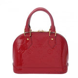 LOUIS VUITTON ルイヴィトン モノグラムヴェルニ アルマBB ローズアンディアン M91771 レディース モノグラムヴェルニ ハンドバッグ Bランク 中古 銀蔵